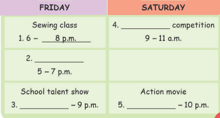 Tiếng Anh 8 Unit 1 Lesson 2 4 1