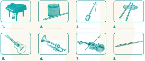 Vocabulary - Unit 3: Music - SBT Tiếng Anh 10 Global Success 2 1